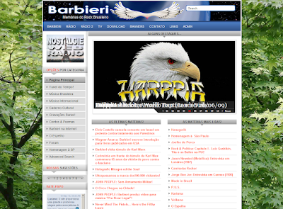 Site Memoria old main page