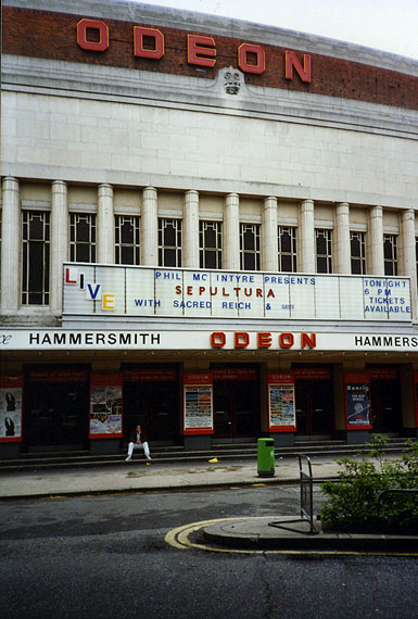 sepultura hammersmith odeon